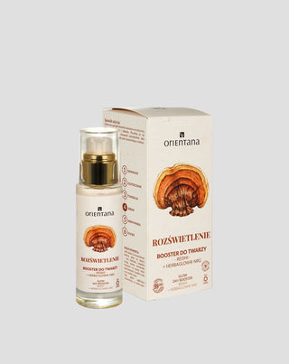 Lysande booster med adaptogener reishi och bergrosenkrans Orientana - 3