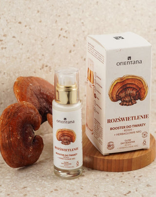 Lysande booster med adaptogener reishi och bergrosenkrans Orientana - 2