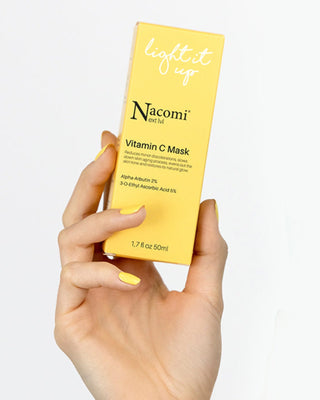 Ljusnande ansiktsmask med C-vitamin och alfa-arbutin Nacomi Next Level - 2