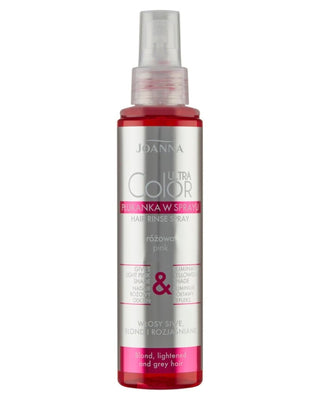 Rosa hårsköljningsspray för att eliminera gulaktig reflektion Ultra Color Joanna - 1