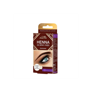 Cream henna för ögonbrynen och ögonfransarna brun med ricinolja Joanna - 1