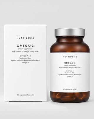 Omega-3 för immunitet och korrekt funktion av hjärna, hjärta och syn 1100 mg/dag Nutridome 60 st. - 3