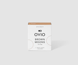 Bruna valnötsfärgade månadslinser brown moons no. 2 Ovio - 1