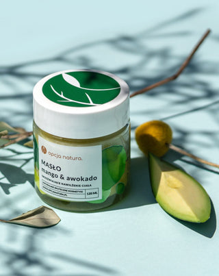 Bodybutter för torr, skadad och solbränd hud Mango & Avokado Opcja Natura_2 - 2