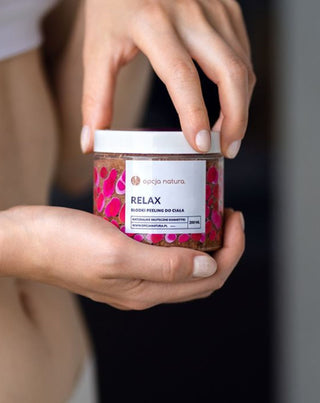 Rengörande kroppsskrubb Relax naturlig med Epsomsalt Opcja Natura_2 - 2