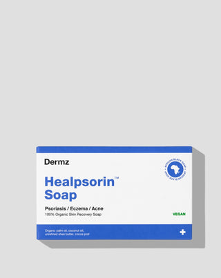 Afrikanskt svart tvål mot akne, psoriasis och eksem Healpsorin Dermz - 1
