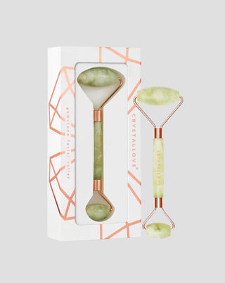 Ansiktsmassager av jade - den naturliga ungdomens sten Jade roller Crystallove - 1