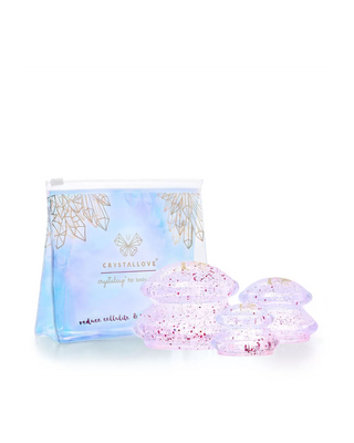 Crystallove Glitter Kroppsmassage Silikonbubblor Crystalcup - 1