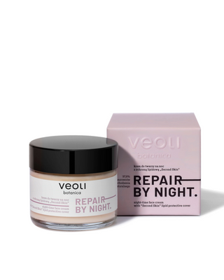 Nattkräm med lipidskydd Second skin Repair by night Veoli Botanica - 1