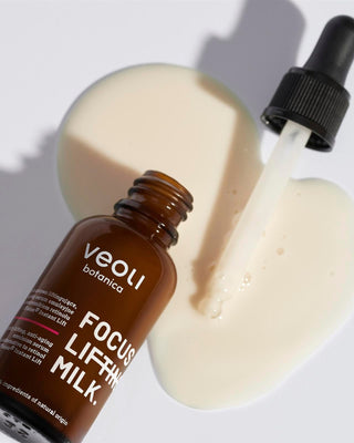 Lyftande anti-aging emulsionsserum med bakuchiol Fokuslyftmjölk Veoli Botanica - 2