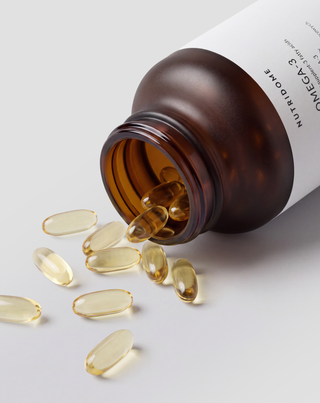 Omega-3 för immunitet och korrekt funktion av hjärna, hjärta och syn 1100 mg/dag Nutridome 60 st. - 2