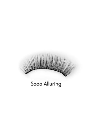 Sååå lockande Bamm!Lashes 2D lösögonfransar på en remsa för upprepad användning - 2