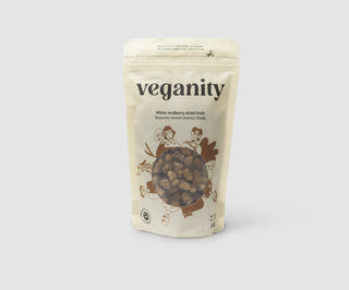 Vita mullbärstorkade frukter naturlig antioxidant och källa till vitamin C Veganitet 150 g