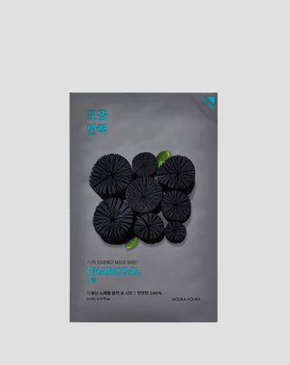 Mask på ett bomullsark med kolextrakt Pure Essence Holika Holika - 1