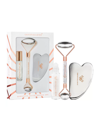 Cryo Ice Beauty Kryoterapi Rostfritt stål Ansiktsmassagesats Kryoterapi Crystallove - 1