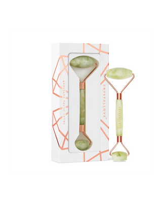 Jade ansiktsmassager - ungdomens natursten Jade roller Crystallove - 1