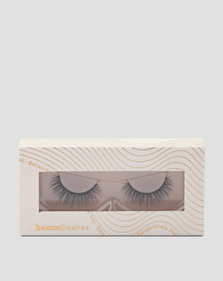 Lösögonfransar på en 2D-remsa för upprepad användning, naturlig effekt Extraordinär docka Bamm!Lashes