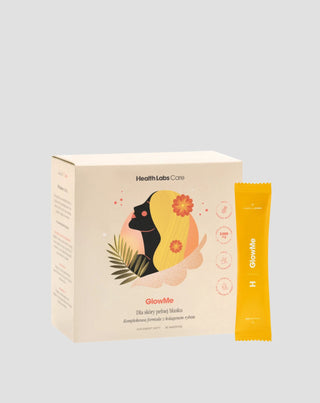 GlowMe drickkollagen med smak av ananas och mango Health Labs Care 30 dospåsar - 1