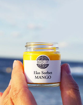 Kräm för torr, skadad, mogen och irriterande Sorbet Mango BIOUP - 3