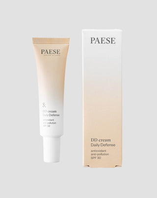 Färgkräm DD med SPF 30 filter 2W beige subtilt upplysande Paese - 3