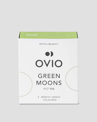 Gröna akvamarin och mintfärgade kontaktlinser green moons nr. 2 Ovio - 1