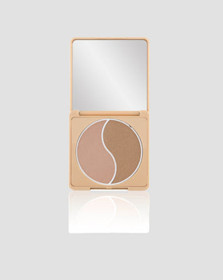 Self Glow Light Paese Hudtextur Utjämnande och bronsande puder - 1