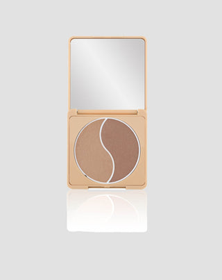 Self Glow Medium Paese Hudtextur Utjämnande och bronsande puder - 1