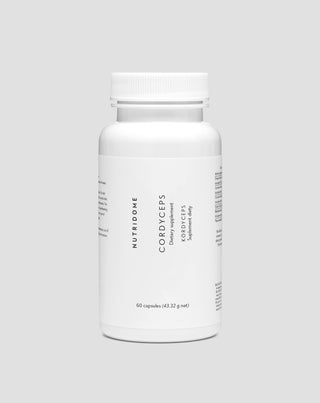 Kordycepsextrakt 1200 mg 7% kordicepssyra Energi och Immunförsvar Nutridome 60 kapslar - 1