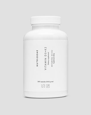 Vitaminer D3+K2 med inulin för stöd av skelettet och immunförsvaret Nutridome 180 st.