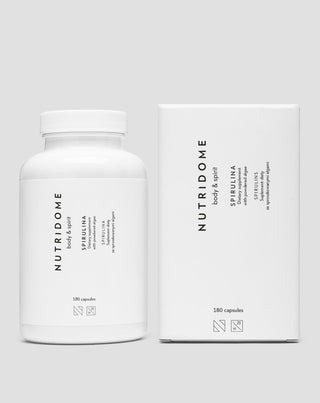 Spirulina tångtabletter för rening av kroppen Nutridome 180 kapslar - 2