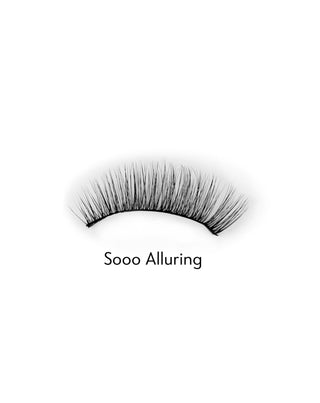 Sååå lockande Bamm!Lashes 2D lösögonfransar på en remsa för upprepad användning