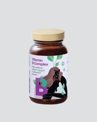 Gluten- och laktosfritt B-vitaminkomplex Health Labs Care 60 kapslar - 1