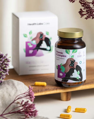 Gluten- och laktosfritt B-vitaminkomplex Health Labs Care 60 kapslar - 2