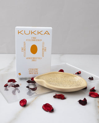 Palo Santo keramikunderlägg handgjort Kukka - 4