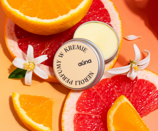 Botanisk parfym i krämig apelsinblomma och grapefrukt med jojobaolja och vax Neroli Auna - 2
