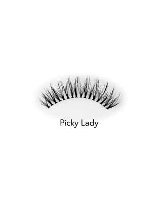 Lätta och mjuka 2D konstgjorda ögonfransar för upprepad användning Picky Lady Bamm!Lashes - 2