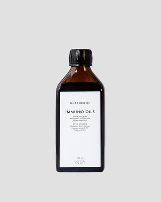 Flytande olja för immunförsvaret med omega 3-6-9 Immuno Nutridome 250 ml