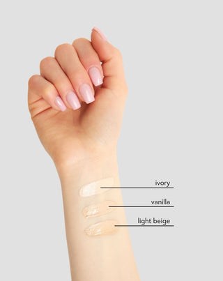 Återfuktande BB-kräm spf 50 med hyaluronsyra och C-vitamin 01 Ivory Nutridome - 3