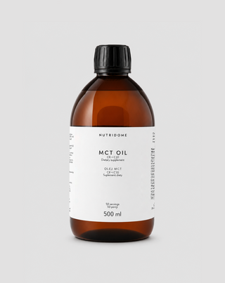MCT-olja C8+C10 för energi och koncentration Nutridome