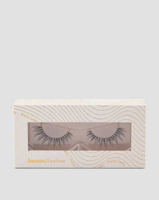 Lätta och mjuka 2D konstgjorda ögonfransar för upprepad användning Picky Lady Bamm!Lashes
