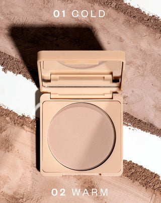 Pressad bronzer Selfglow 02 Warm med aktiva ingredienser för konturering av ansiktet Paese - 4