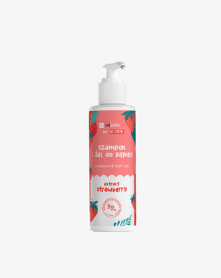 HiSkin Strawberry Fragrance 2in1 Baby schampo och kroppstvätt - 1