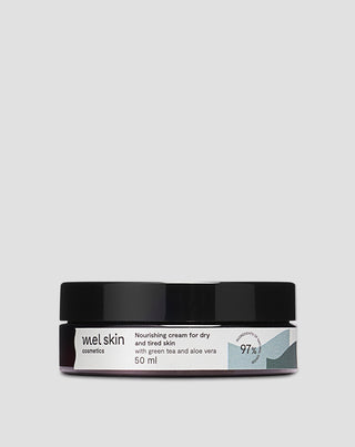 Närande kräm för torr och trött hud med grönt te och aloe Mel Skin - 1