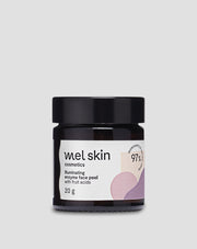 Upplysande enzymatisk ansiktspeeling med fruktsyror Mel Skin