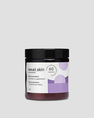 Resveratrol Mel Skin kapslar för stöd av cirkulationssystemet och skydd mot ateroskleros 60 stycken - 1
