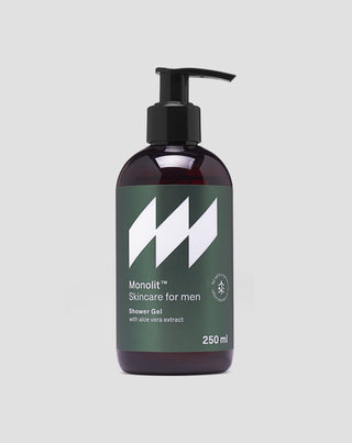 Monolit duschgel för män med doft av aloe och sandelträ - 1