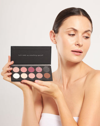 Palett med 10 långvariga ögonskuggor i klassiska nyanser Basic Eyeshadow Palette Nutridome - 3