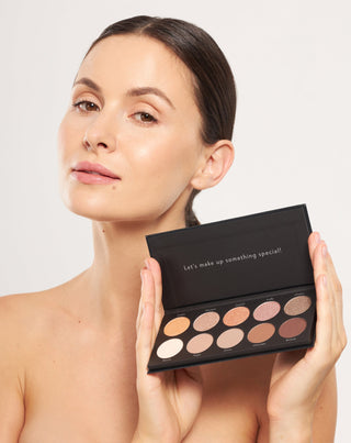 Palett med 10 skimrande och matta ögonskuggor Delicious Eyeshadow Palette Nutridome - 3