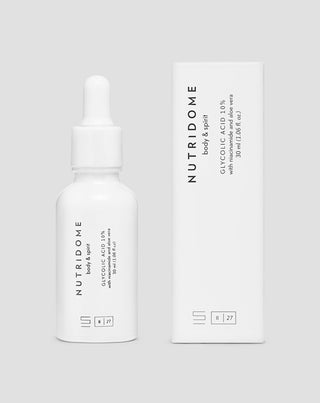 Glykolsyra 10% med niacinamid och aloe vera, Nutridome regenerating colour evening serum - 3