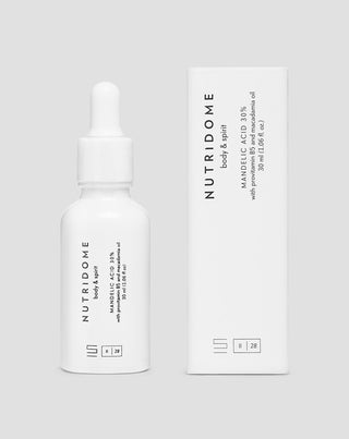 Mandelsyra 30% revitaliserande ansiktsserum med pro-vitamin b5 och macadamiaolja Nutridome - 2